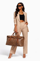 Premium Leopard Print Eye Catching Design Duffle Bag