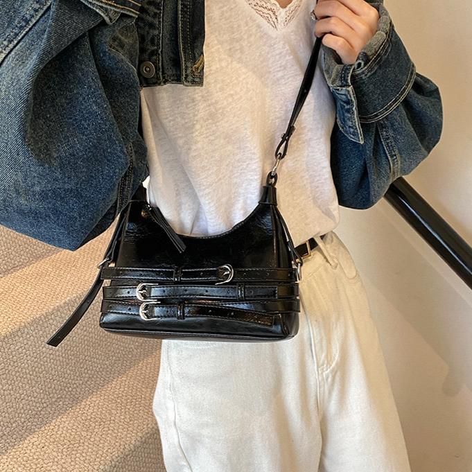 Madeline Statement Strap Bag