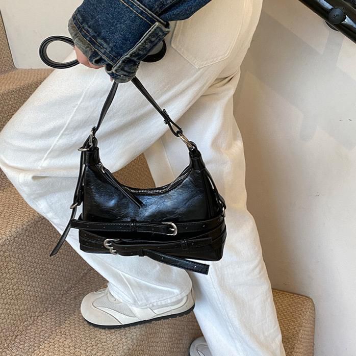 Madeline Statement Strap Bag