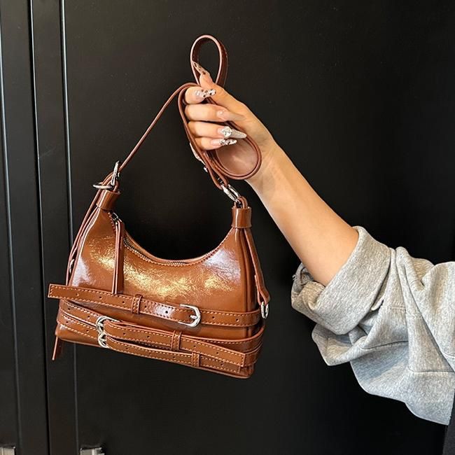 Madeline Statement Strap Bag