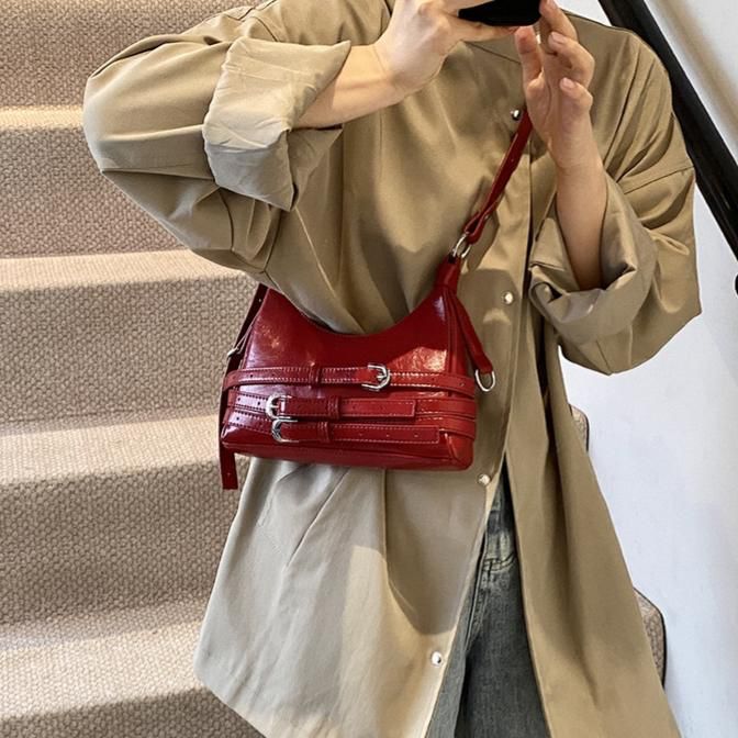 Madeline Statement Strap Bag