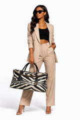 Premium Leopard Print Eye Catching Design Duffle Bag