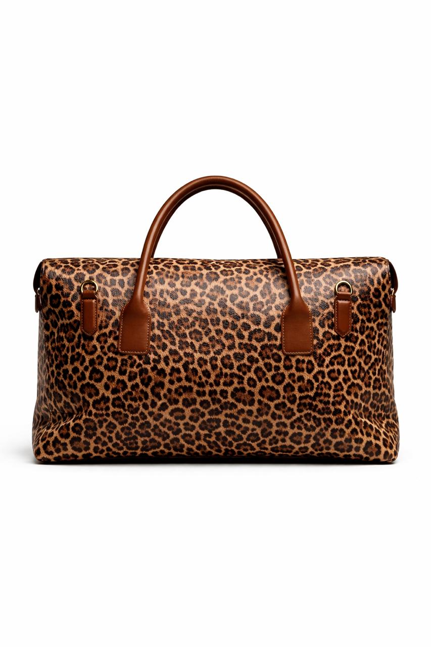 Premium Leopard Print Eye Catching Design duffle bag